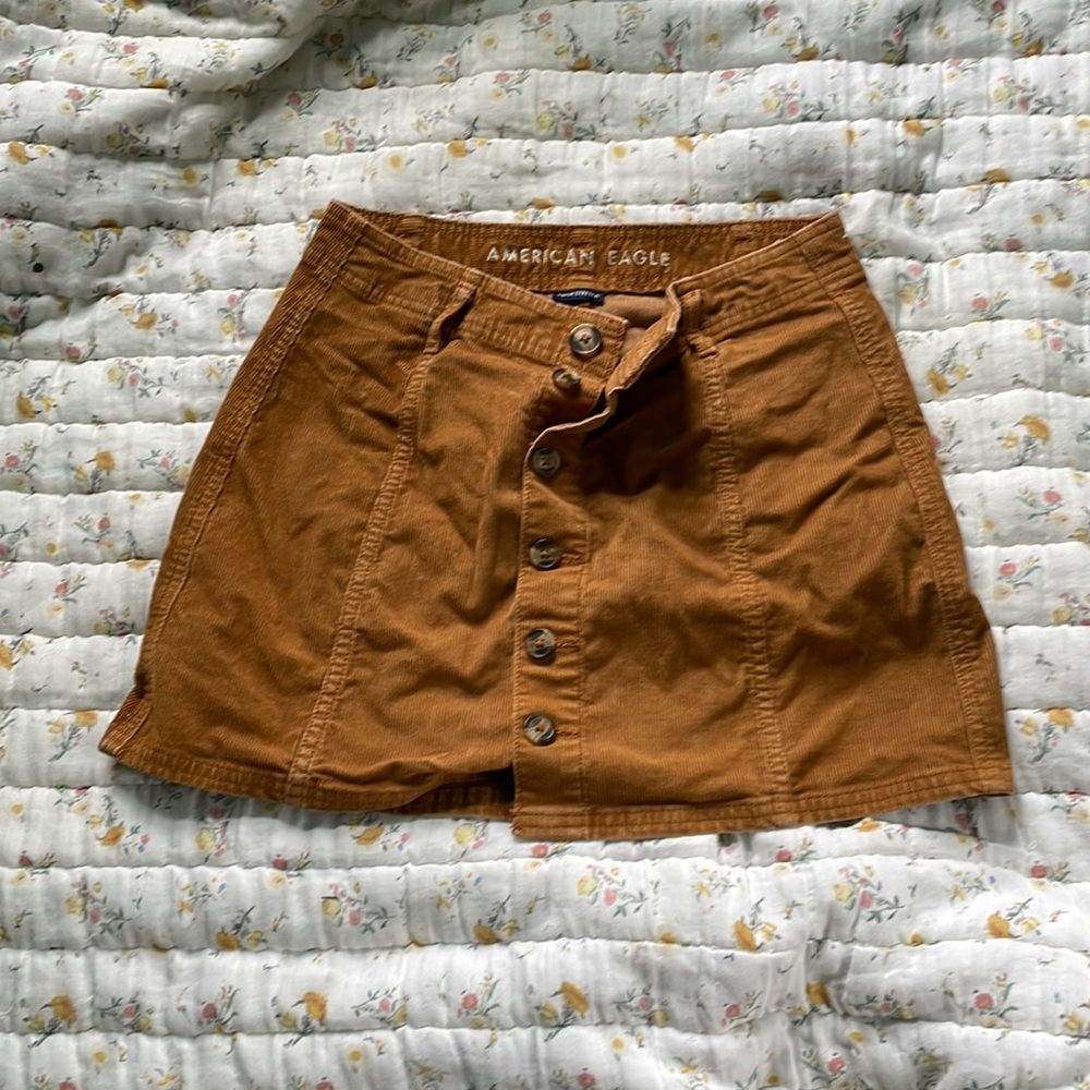 Corduroy Mini Skirt